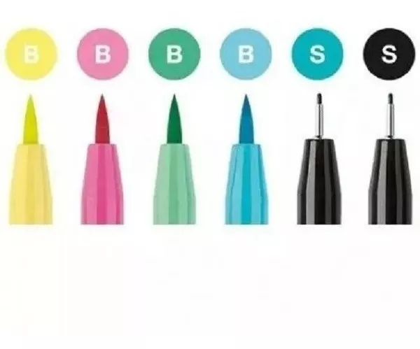 MARCADORES FABER-CASTELL LETTERING PITT FABER CASTELL 6U BE UNIQUE - 2