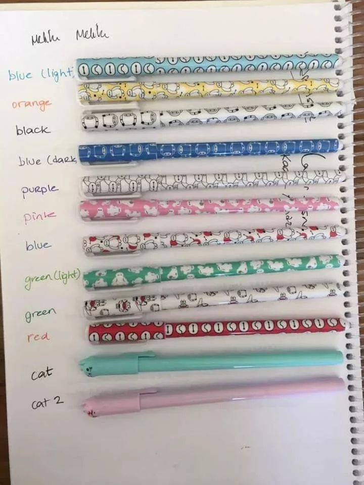 PACK X3 LÁPICES UNICKAWAII KAWAII + SET FINELINER 10 COLORES - 3