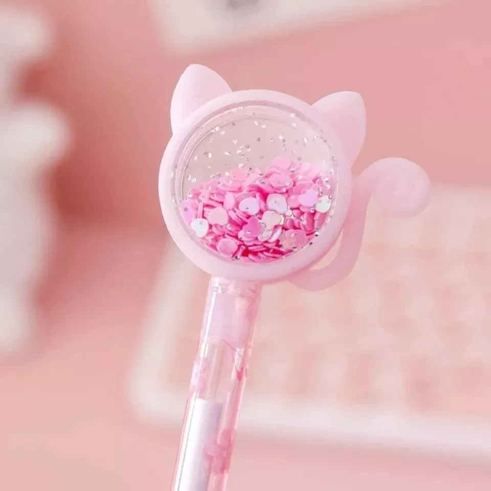 PACK X12 LÁPICES UNICKAWAII GEL GATITO DISEÑO KAWAII ELUN STORE - 4