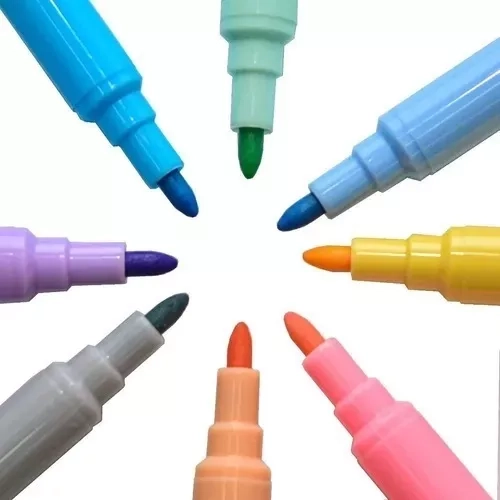 MRCADORES DE COLORES PASTEL  8 UNIDADES MOOVING - 4
