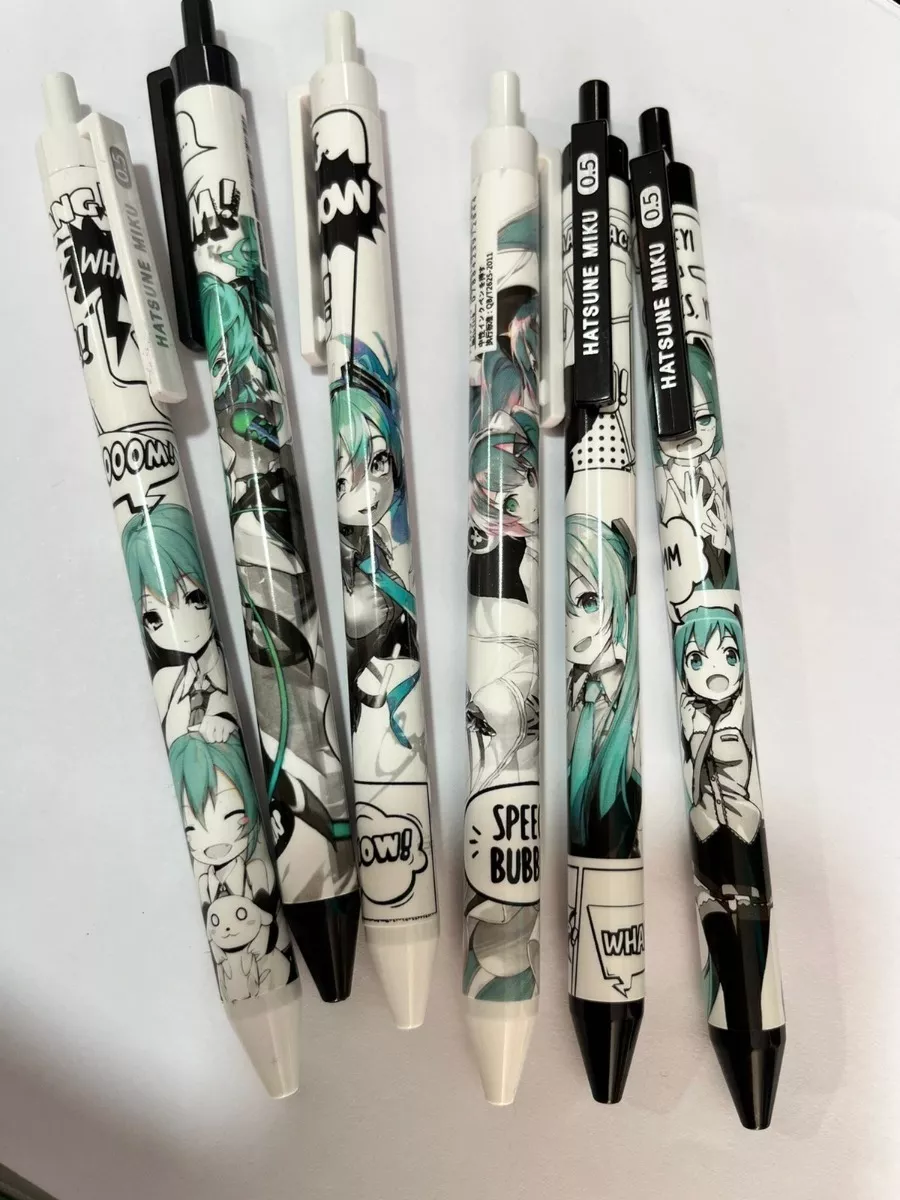6 LÁPICES GEL TINTA NEGRA 0,5MM - DISEÑO COMIC - 2