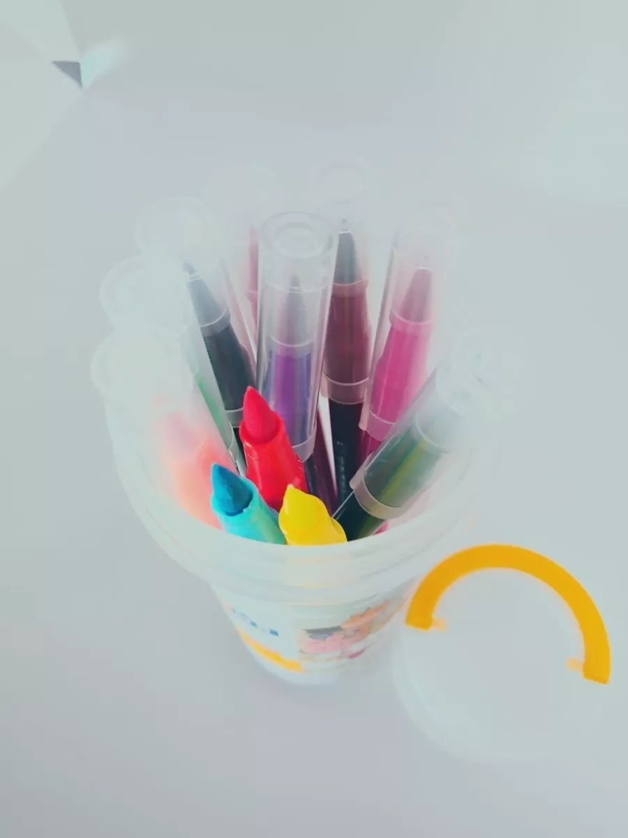 SET DE 12 LÁPICES MARCADORES 7 COLORES COLORES PUNTA PINCEL LETTERING - 4