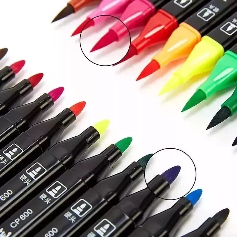LÁPICES ACUARELABLES WATERCOLOR DUAL DOBLE PUNTA 36 COLORES - 5