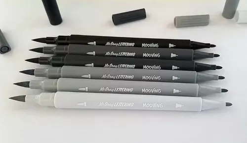 MARCADORES DOBLE PUNTA MR. GRAY LETTERING MOOVING - 4