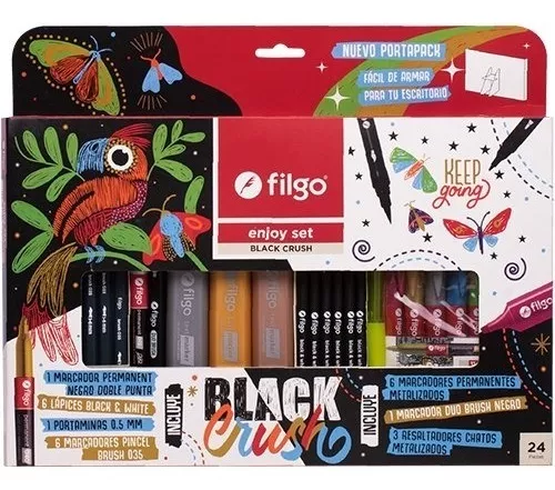 SET BLACK CRUSH MARCADORES ENJOY FILGO - 1