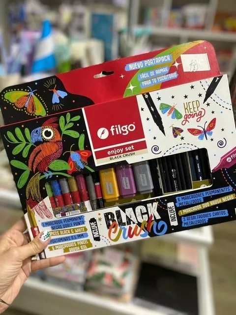 SET BLACK CRUSH MARCADORES ENJOY FILGO - 2