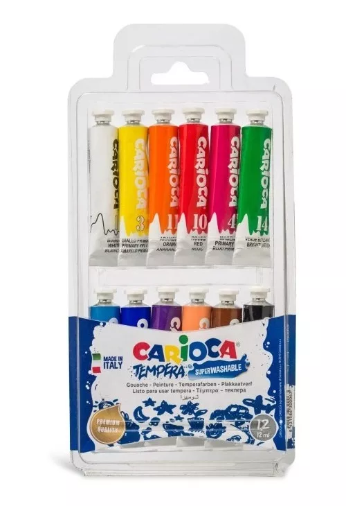 SET X12 TEMPERAS CARIOCA EN POMO - 2
