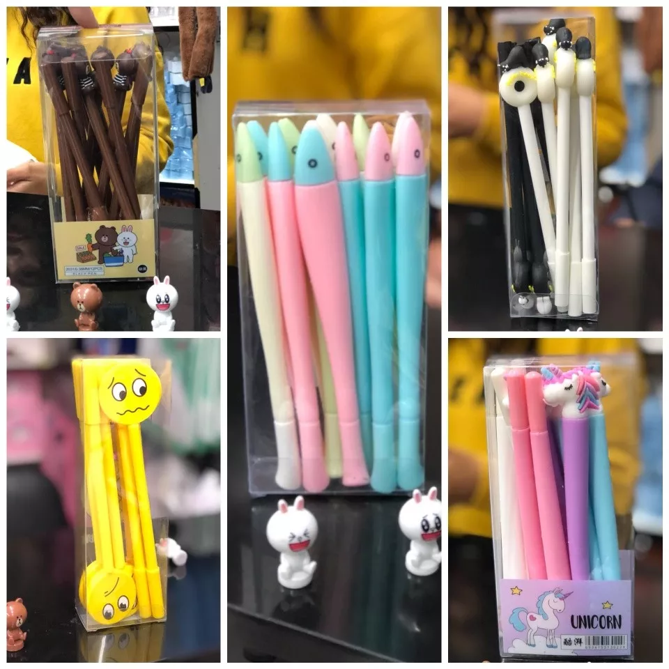 PACK X60 LÁPICES TINTA GEL VARIEDAD DISEÑOS KAWAII - 4