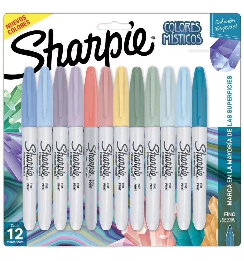SET 12 MARCADORES SHARPIE - 1