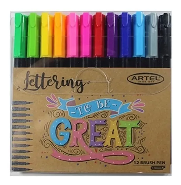 SET X12 LÁPICES ARTEL LETTERING - 1