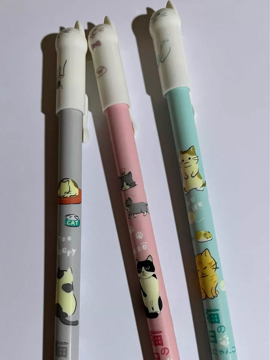 CAJA X12 LÁPICES TINTA GEL BORRABLE 0.5 MM KAWAII - 4