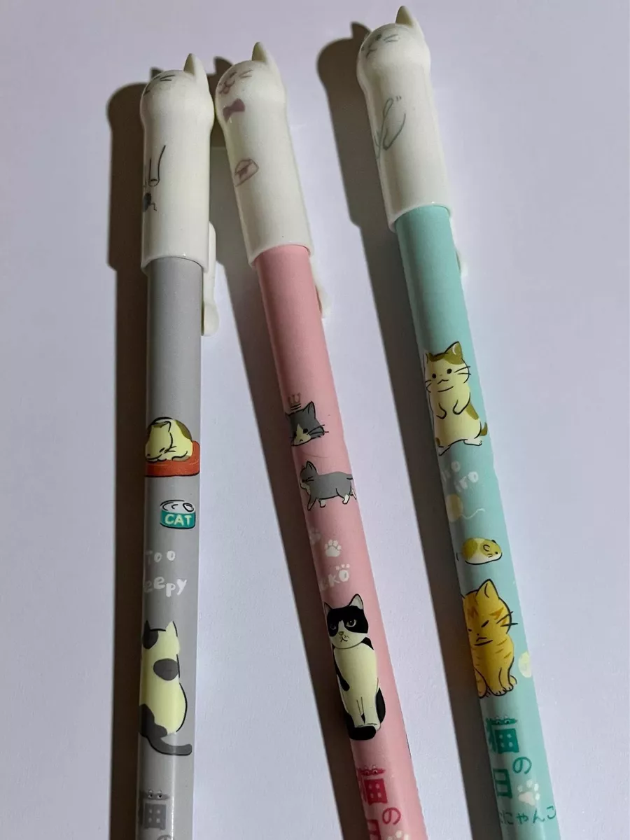 CAJA X12 LÁPICES TINTA GEL BORRABLE 0.5 MM KAWAII - 5