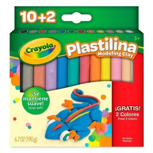 PLASTILINA CRAYOLA X 12 COLORES - 1