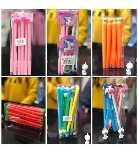 PACK X60 LÁPICES DISEÑOS KAWAII SUPER MEGA OFERTA - 4