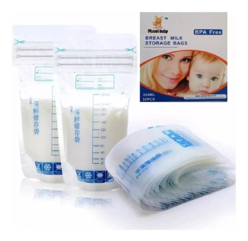 EXTRACTOR LECHE FIRST AID ONLY + 30 BOLSAS GUARDAR LECHE + ABSORBENTES LECH - 4