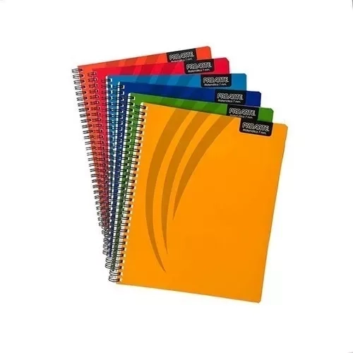 PACK CUADERNO UNIVERSITARIO 7MM 100 HJS PROARTE 10 UNIDADES - 1