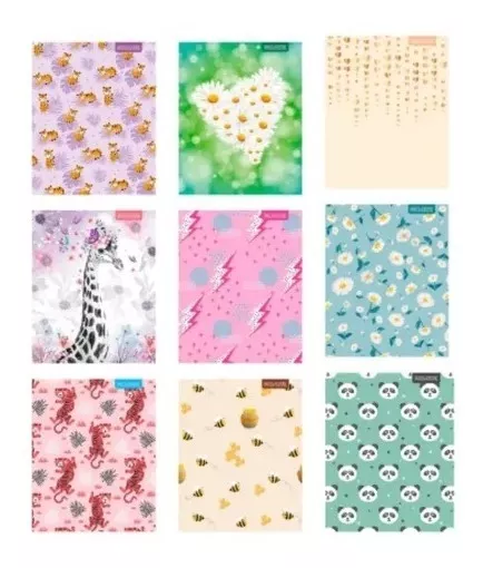 PACK X 10 CUADERNOS UNIVERSITARIO PROARTE TRENDS 100 HOJAS PROAR - 1
