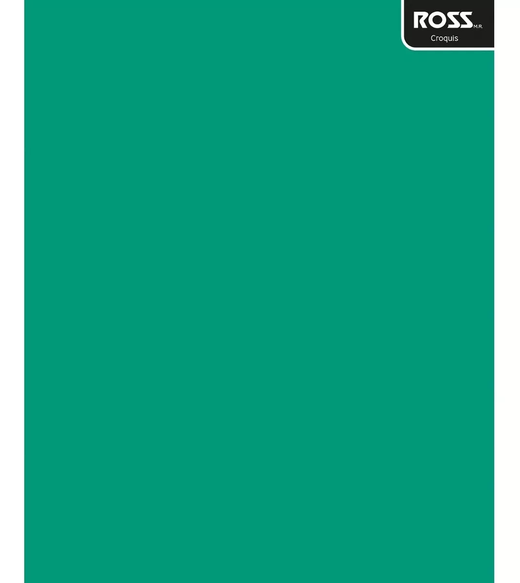 2 UNID CUADERNO UNIVERSITARIO CROQUIS 100 HOJAS ROSS - 1
