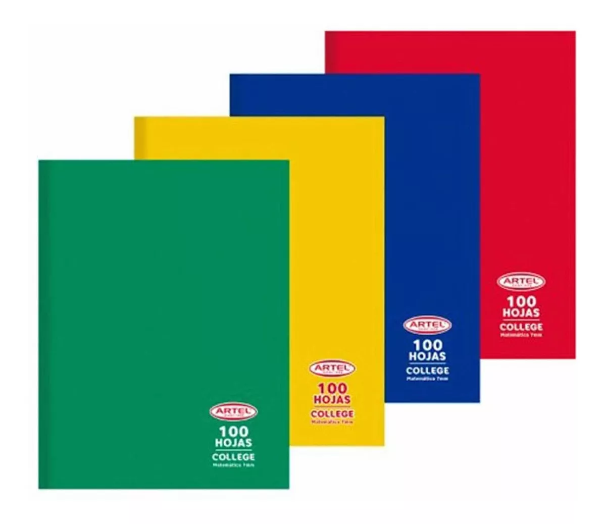 PACK X 10 CUADERNOS COLLEGE ARTEL DE 100 HOJAS 7 MM - 1