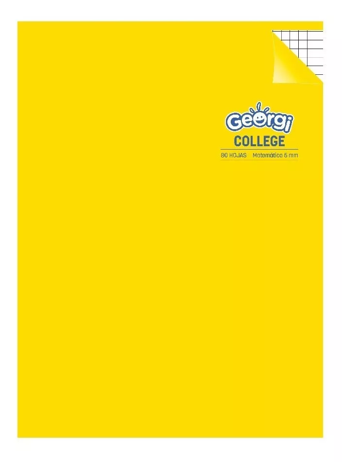 PACK X 10 CUADERNOS COLLEGE GEORGI 80 HOJAS VARIEDAD - 1