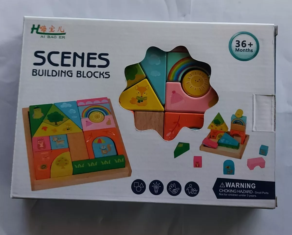 JUEGO INFANTIL - BLOQUES - FIGURAS GEOMETRICAS - DIDACTICO - 3