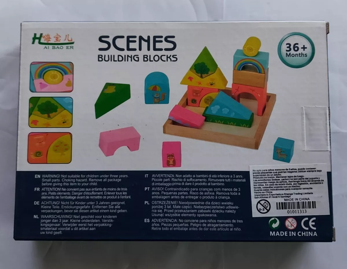 JUEGO INFANTIL - BLOQUES - FIGURAS GEOMETRICAS - DIDACTICO - 4