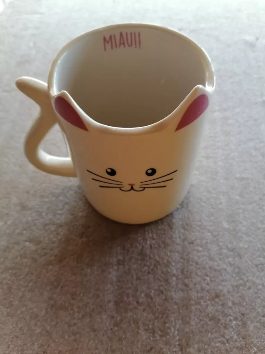 TAZAS DE CERÁMICA DE GATITO CON OREJITAS - 2