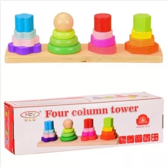 JUEGO ENCAJE NIÑOS NIÑAS 4 COLUMNAS - 1