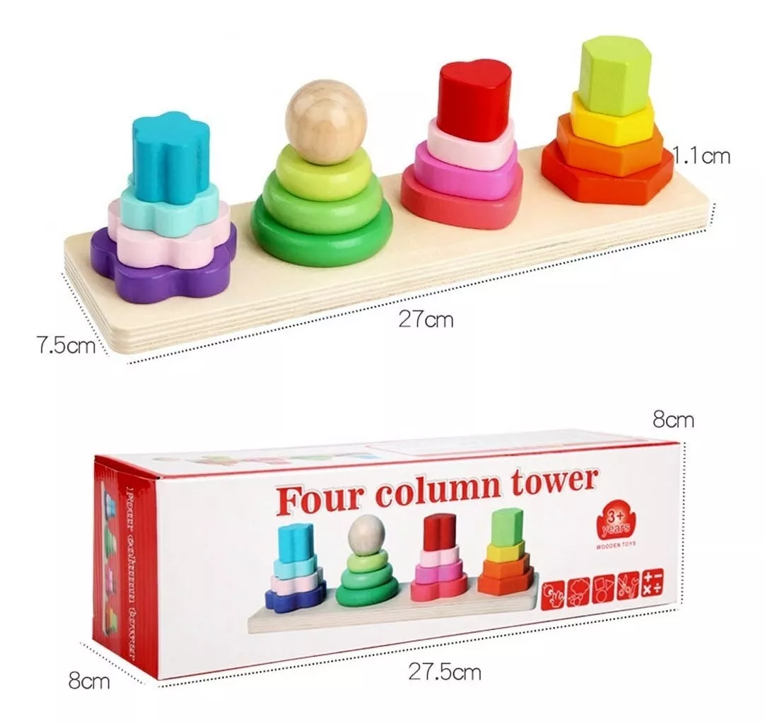 JUEGO ENCAJE NIÑOS NIÑAS 4 COLUMNAS - 3