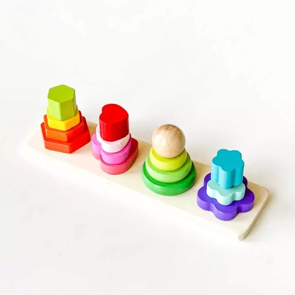 JUEGO ENCAJE NIÑOS NIÑAS 4 COLUMNAS - 4