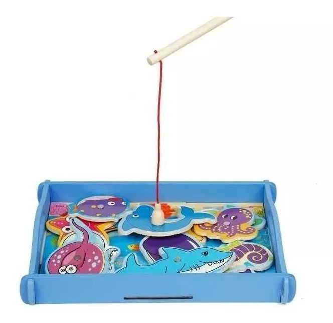 JUEGO PESCA MILAGROSA DIDÁCTICO MOTRICIDAD FINA MONTESSORI - 2