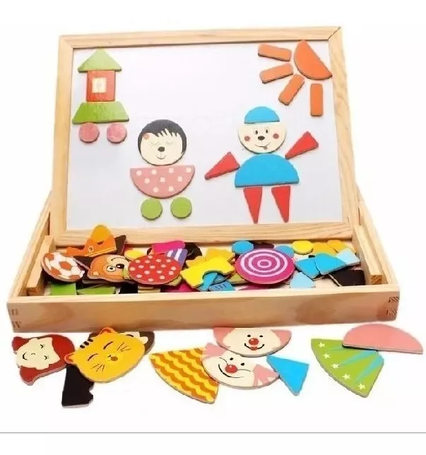 PIZARRA MULTIFUNCIONAL TIZA FIGURAS EDUCATIVAS MONTESSORI - 4