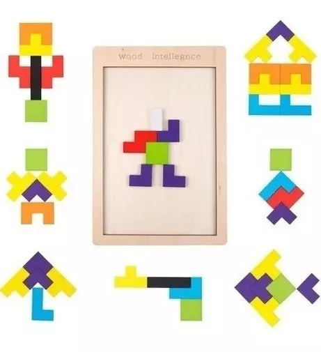 TETRIS MADERA PORTÁTIL DIDÁCTICO - 1