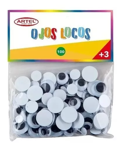 SET MANUALIDADES ARTEL POMPONES + LIMPIA PIPAS + OJOS LOCOS - 3