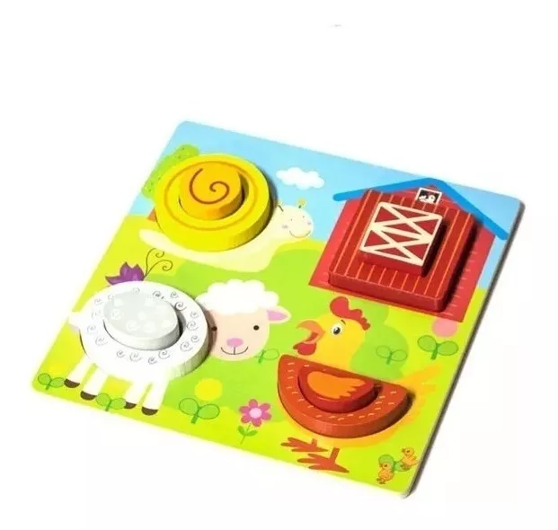 TABLA DE ENCAJE DE MADERA JUEGO DIDÁCTICO - 2