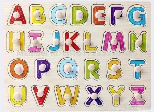 SET 5 PUZZLES ENCAJE MADERA JUGUETE INFANTIL MONTESSORI - 2