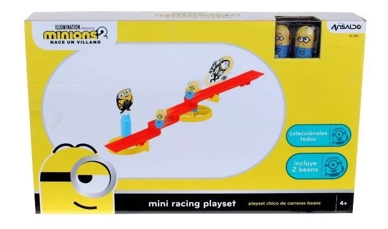 PLAYSET ANSALDO CHICO CARRERA BEANS MINIONS - PISTA PEQUEÑA MINIONS - 2
