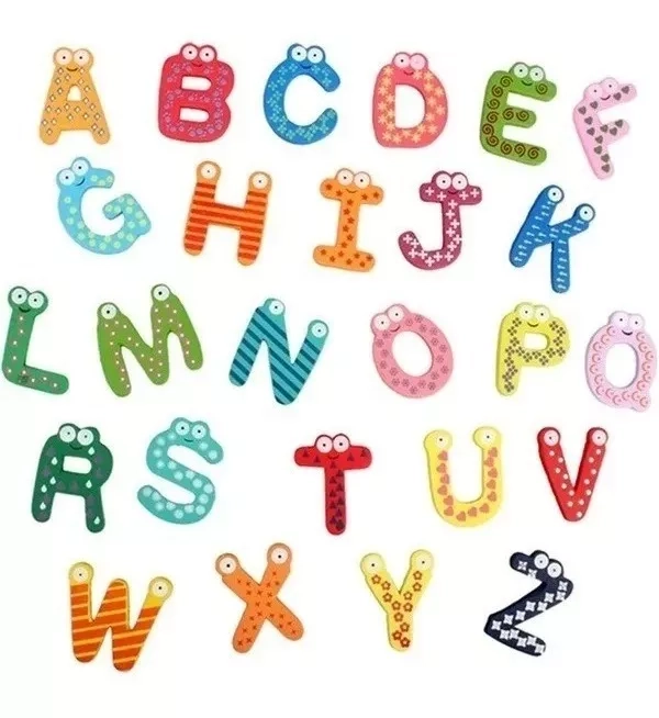 JUGUETE MULTICOLOR LETRAS ABECEDARIO + NÚMEROS MAGNÉTICOS MONTESSORI DIDÁCTICO - 2