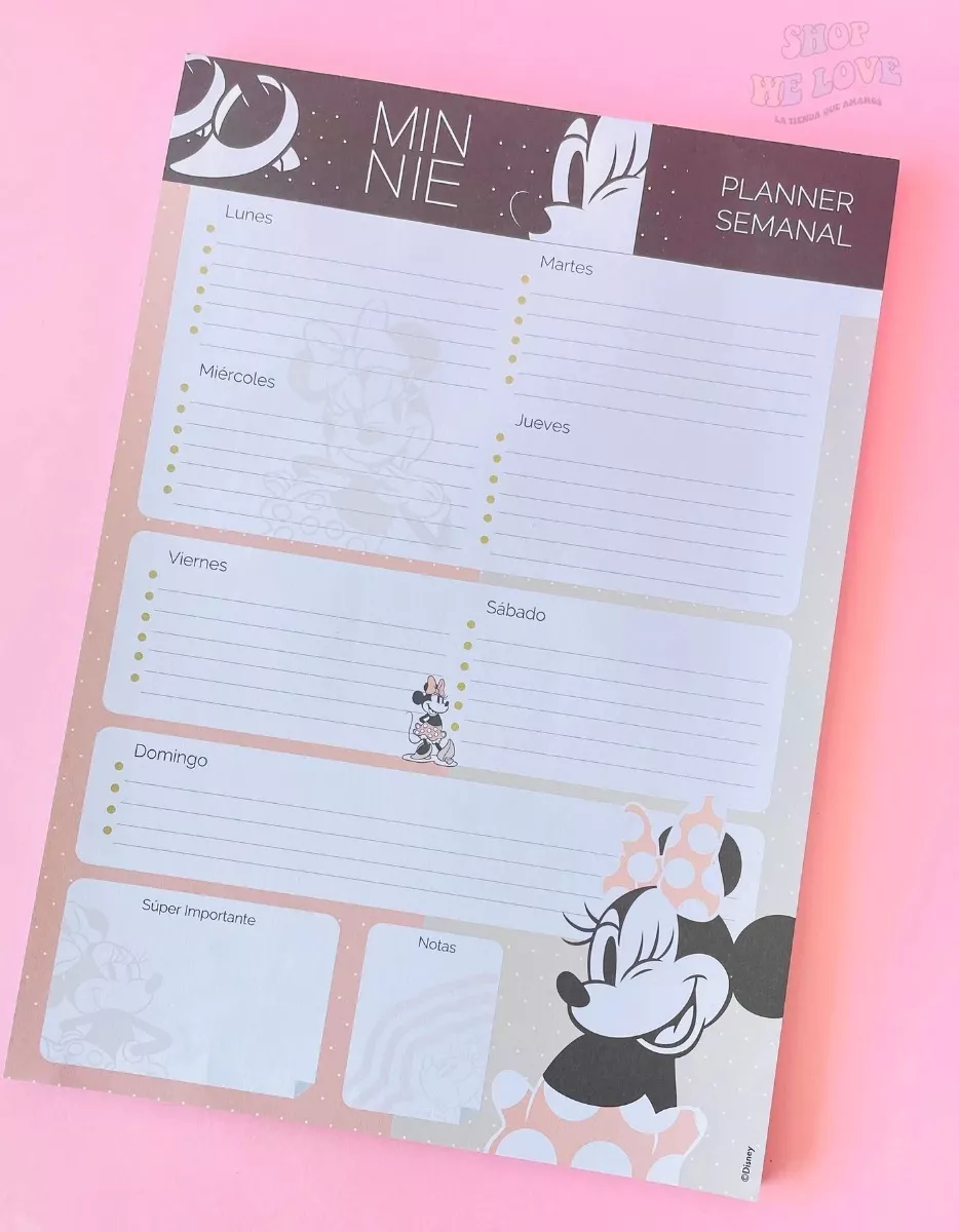 PLANNER SEMANAL MINNIE DISNEY - 1