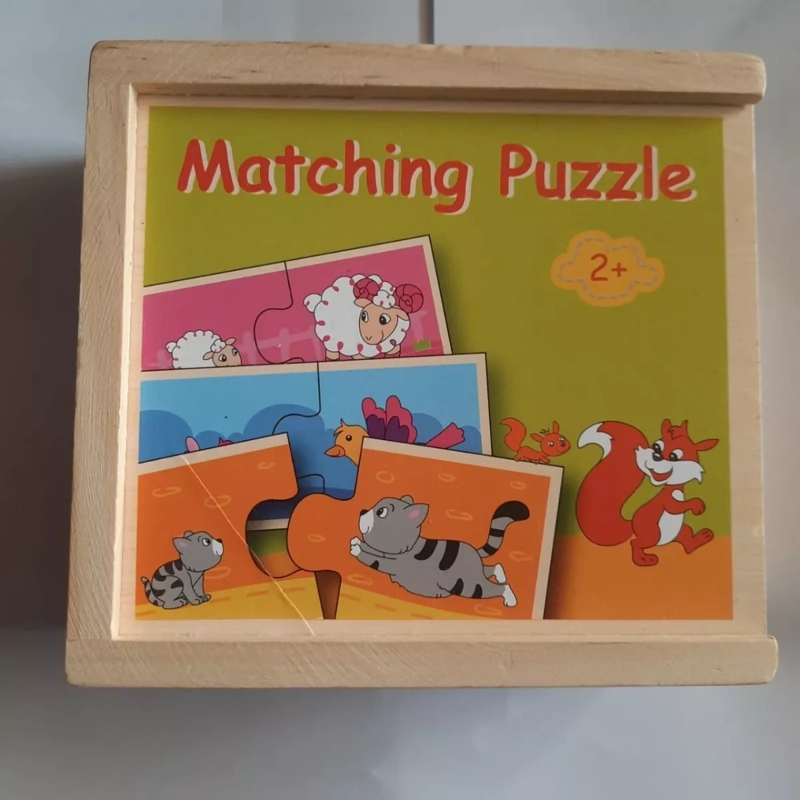 JUEGO TOLIPA DE DOMINÓ ANIMALES 32 PIEZAS JUGUETE MADERA - 2