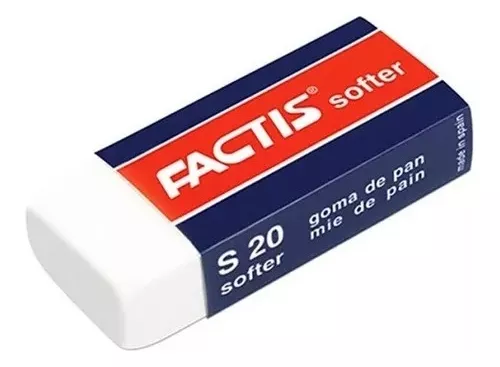 GOMA DE BORRAR FACTIS S-20 CAJA 20 UNIDADES - 2