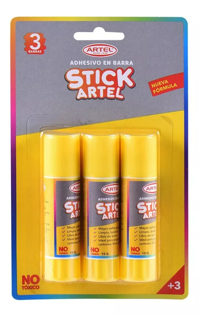PACK 3 PEGAMENTOS EN BARRA 15G ARTEL - 1