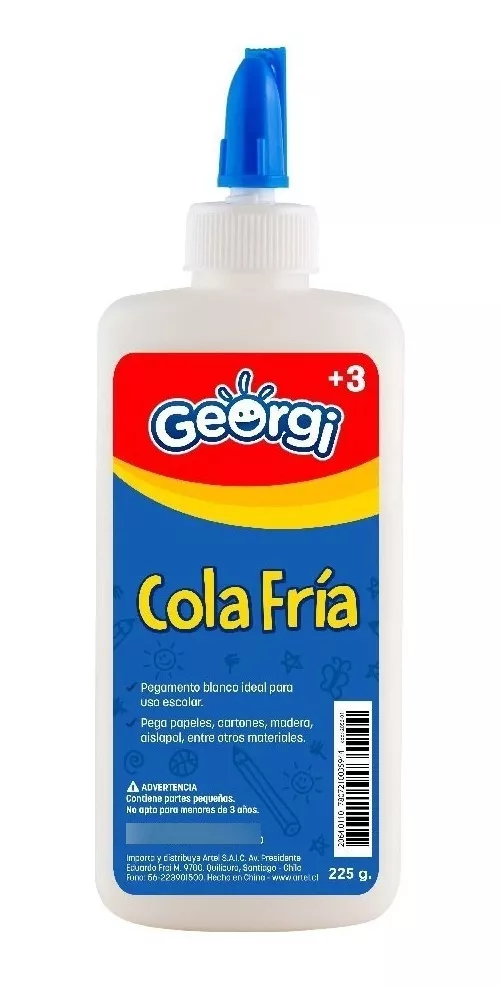 PACK 12 COLA FRIA ESCOLAR 225GR GEORGI - 1