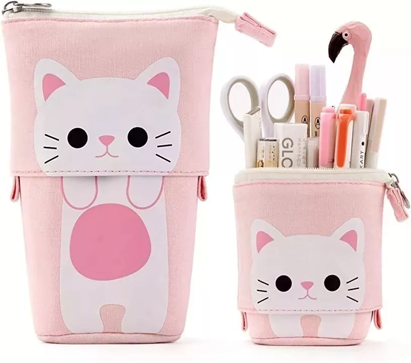 ESTUCHE ESCOLAR RETRÁCTIL GATITO 2 EN 1 - 1
