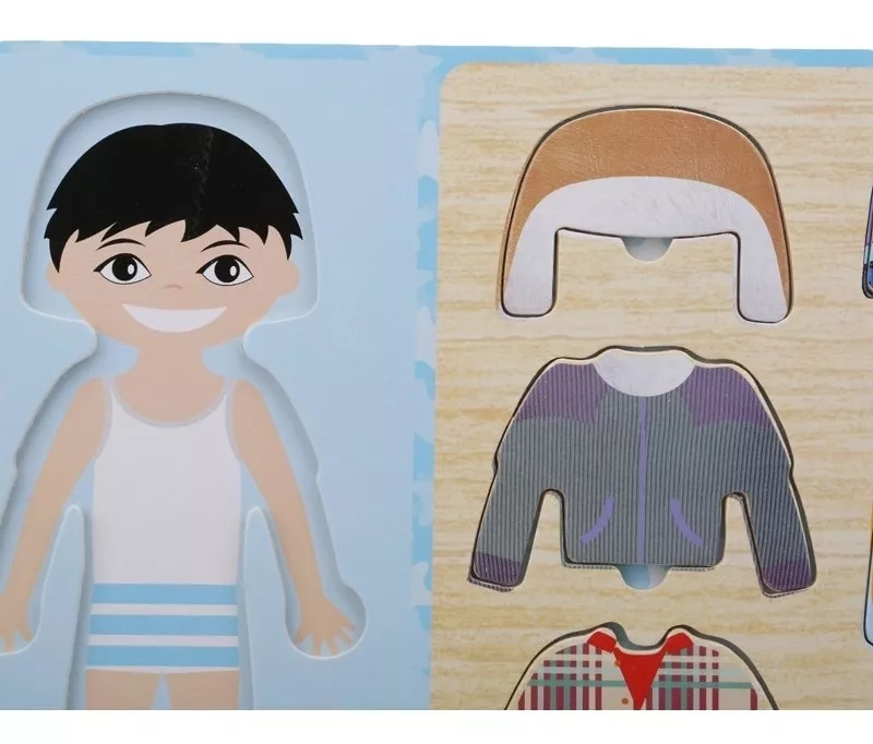PACK 2 SET ROMPECABEZAS DE VESTIR MONTESSORI - 4