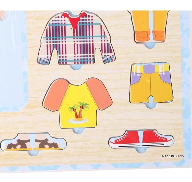PACK 2 SET ROMPECABEZAS DE VESTIR MONTESSORI - 5