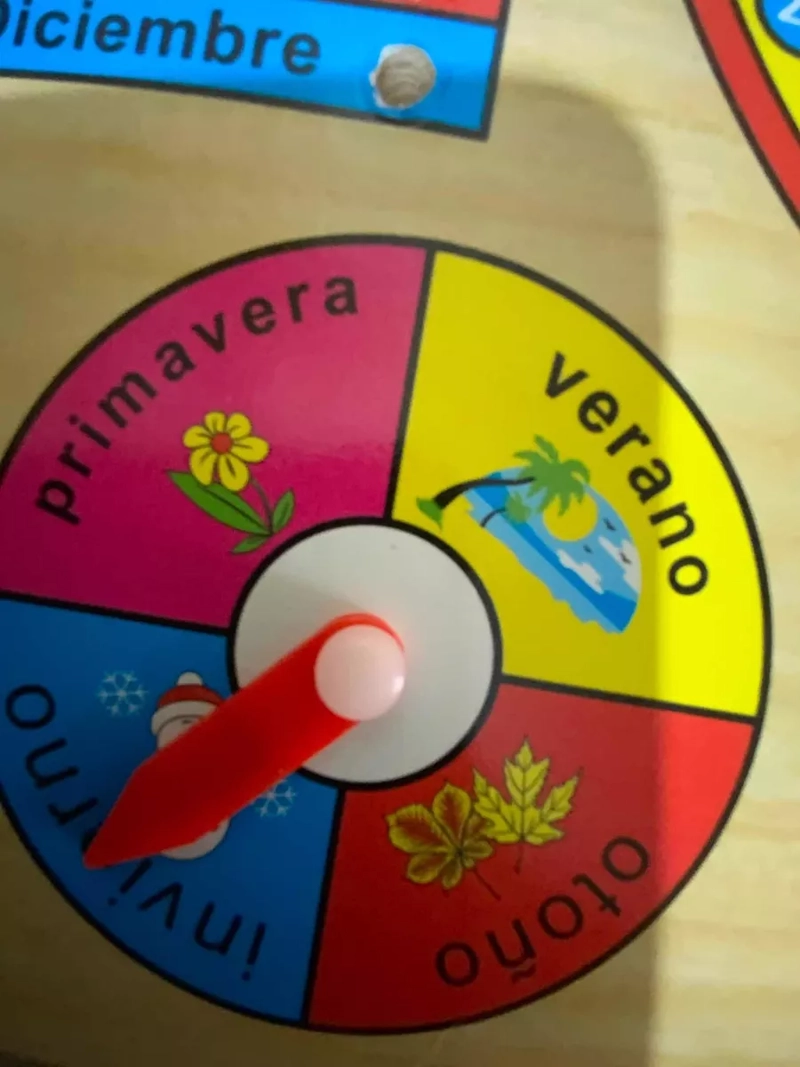 CALENDARIO MULTIFUNCIONAL RELOJ MONTESSORI NEGRO - 5