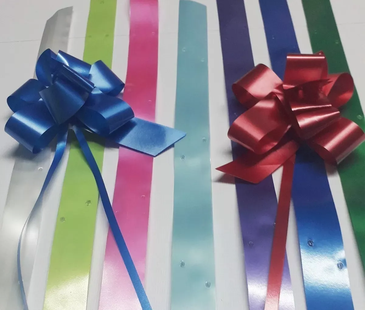 PACK 100 CINTAS DE REGALO MAGICA LAZO 36X2CM COLORES - 4