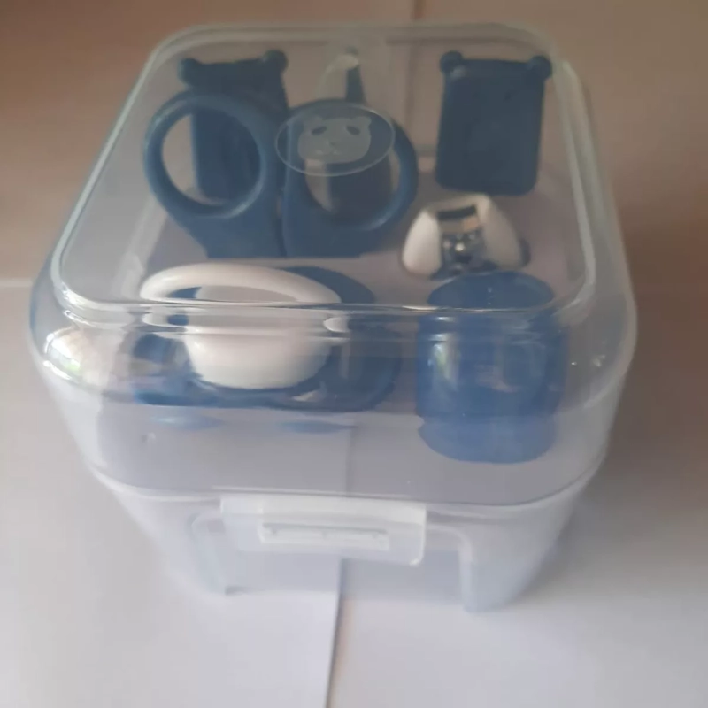 SET ABC BABY DE HIGIENE Y CUIDADOS DEL BEBE CON CAJITA PLASTICA 7 PCS - 1