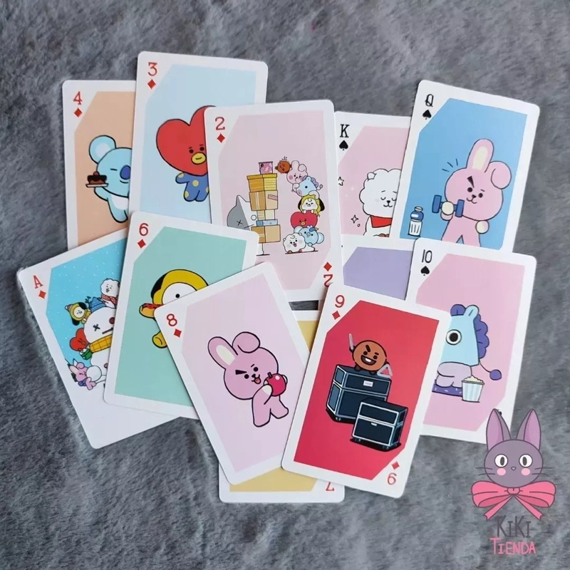 CARTAS K-POP BARAJA PÓKER CARTA PÓKER MUSICALES - 2